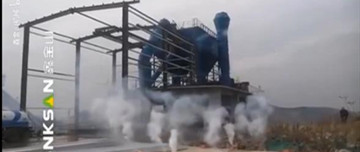 熱烈祝賀中建材沃豐水泥鑫金山EPC總包項(xiàng)目，臺(tái)時(shí)1500噸精品骨料線帶料試機(jī)成功